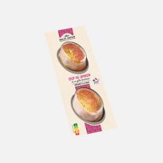 œufs pochés au jambon